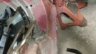 70 Ford F100 has a BIG hole in the floor!!!