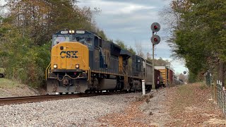 CSX SD70MACe 4752 Leads Manifest M841-05 on 11/5/24