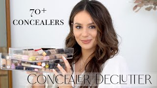 CONCEALER DECLUTTER: Getting Rid of Almost Half || Watch This Before Buying Another Concealer 😮