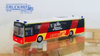 Feuerwehr Kreis Offenbach MAN Lions City 72741 Rietze Bus Modell TRUCKMO