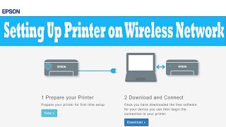 How to Install Epson Wireless Printer on Windows | Download Epson Software.