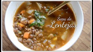 Sopa De Lentejas ∆ Cocina Peruana