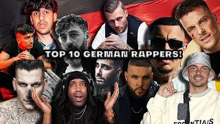 TOP 10 GERMAN RAPPER LIST! || HoodieQReacts