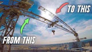 The CRAZIEST Crane Climb I've Ever Done 😲