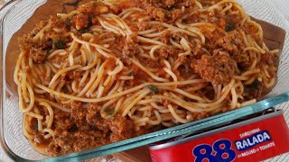 Macarrão com Sardinha Simples