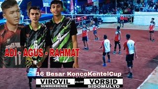 Adi (Ponorogo) Menyulitakan pertahanan virovil !! VORSID Unggul 2 set point melawan VIROVIL