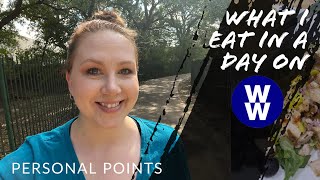 What I eat in a day for sustainable weight loss on Weight Watchers|personal points| WW