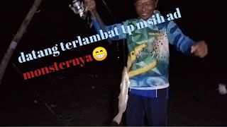 mancing pasiran pantai sidem, biarpun air laut surut masih ada strike 👍