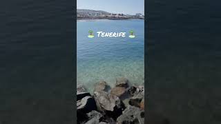 🏝️ Amaizing clear water 🏝️ Playa de Fanabe , Tenerife 🏝️#clearwaterbeach #canaryislands