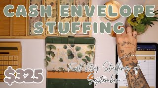 $352 Cash Envelope Stuffing | September Etsy Paycheck #1 | 23 Year Old Budgets