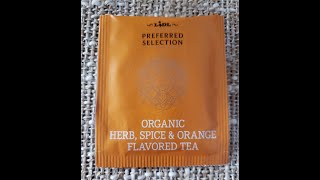 Tea Reviews - Lidl Organic Herb Spice and Orange