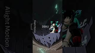 luffy gear 5 vs deku black #shorts #edit #anime