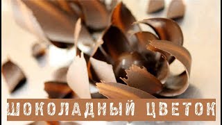 Шоколадные цветы. Самый простой цветок. Почти...