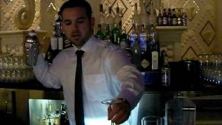 Making a "Dirty Virgin" Martini Specialty Cocktail | Caesars Palace Las Vegas