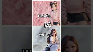 Pink fur 💗🆚 white fur 🤍#shortsfeed #shortvideos #shorts #viralvideos #vs