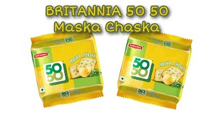 Britannia 50 50 Muska chaska biscuits