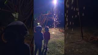 It's so cool, right? Yeah, it looks like fireworks! #welding #fatherson #kids #mask