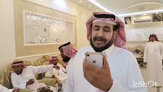 الشيخ نصار بن خلف بن براك  يستقبل ضيوفه الكرام من الشيوخ والمعرفين والأعلاميبن والشعراء