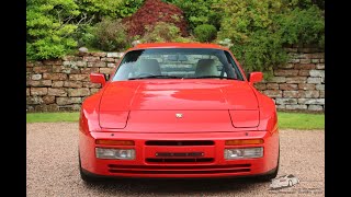 Porsche 944 S2 3.0 Guards Red Coupe Linen Leather Sports Seats