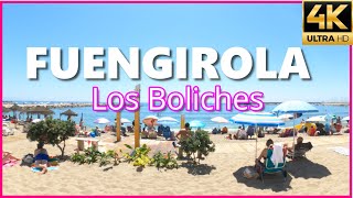 FUENGIROLA [4K 60 fps] Málaga 🌞 Costa del Sol, Spain Junio 2021 ✔✔ Playa Los Boliches