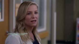 Grey's Anatomy 13x09 Arizona and Minnick Scene