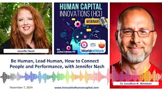 Be Human, Lead Human, How to Connect People and Performance, with Jennifer Nash