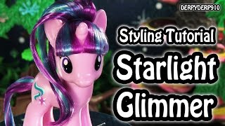 My Little Pony:  Starlight Glimmer Hair Styling Tutorial How To (Explore Equestria!!) MLP Toy DIY