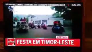 FESTA EM TIMOR LESTE ( POLAND VS PORTUGAL )