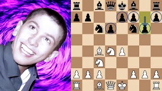 Bobby Fischer traps UNKNOWN Dragon player in 13 moves