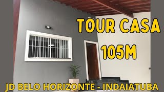 TOUR NA CASA EM INDAIATUBA | 105m2 |