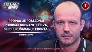 INTERVJU: Igor Damjanović - Propao je poslednji pokušaj Kijeva, sledi urušavanje fronta! (10.8.2024)