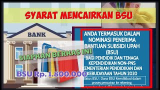 Syarat Pencairan Dana BSU (BANTUAN SUBSIDI UPAH) Lengkapi Berkasnya Agar Cair.