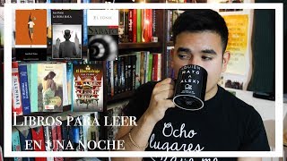 5 LIBROS PARA LEER EN UNA NOCHE | EL SECRETO DE LOS LIBROS.