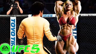 🐲 UFC5 Bruce Lee vs. Sara Beckman UFC 5 - Super Fight 🐲