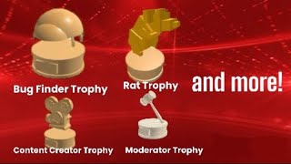 Every Trophy in Work at a Pizza Place from 2018-2024