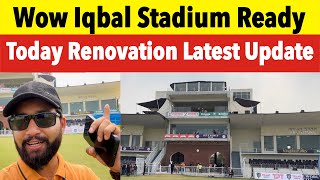 Iqbal Stadium faisalabad ready to host champions cup | renovation latest update | Shahrooz Ahmad |