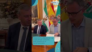 Cádiz-Port y Diputación de Cádiz firman convenio para potenciar el sector portuario  #cadizport