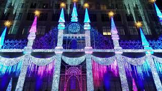 Saks Fifth Avenue Holiday Light Show 2017