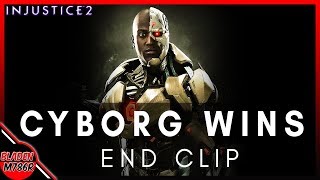 INJUSTICE 2 - CYBORG WINS END CLIP