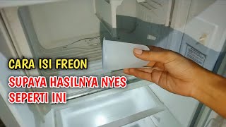 CARA GAMPANG ISI FREON PADA KULKAS