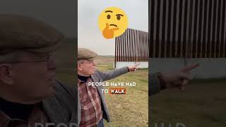 We went to the end of the Border Wall and this is what we found