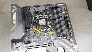 ASUS TUF Z390-Plus Gaming Motherboard Unboxing