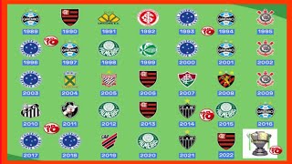 TODOS OS CAMPEÕES DA COPA DO BRASIL 2023 ATUALIZADO