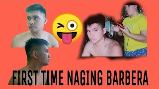 TINDERA NA BARBERA PA 😜|| FIRSTIME NAG GUPIT SA HAIR NI PAPAVIN || Patetat Tv