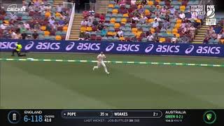 Ollie Pope departs on 34 & Green takes his maiden test Wicket || The Ashes | #ashes #ashes #ausvseng