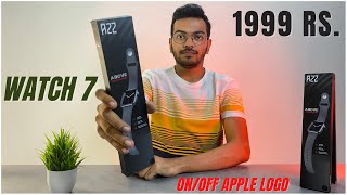 Series 7 - A22 Watch | ON/OFF Apple Logo | With Original Box | Unboxing & Review