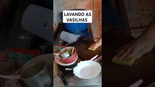 LAVANDO AS VASILHAS #faxinanasala #organização #limpeza #faxinanacasatoda #faxina #casa