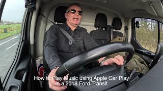 How to  Activate and Use Apple Car Play in a 2018 Ford Transit