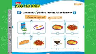 Smart Start 3-Theme 6: Food and Drink -Lesson 1+2 [học tiếng anh 345]