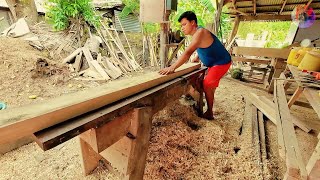 Homemade jointer planer and table saw to build a solid panel door